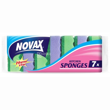 Novax, 7 pcs., Kitchen sponge, Home Star
