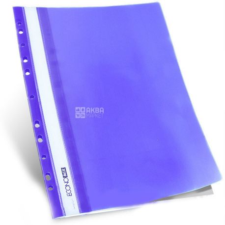Economix, A4, folder, Perforated, Assorted