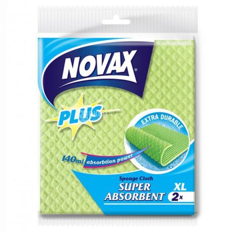 Novax Plus, 2 шт., салфетки влаговпитывающие