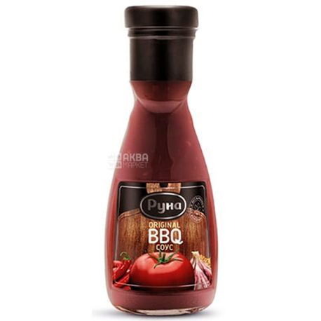 Руна, 235 г, соус, Оriginal BBQ, скло