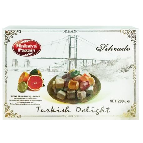 Sehzade, 200 г, рахат-лукум, Фруктовий