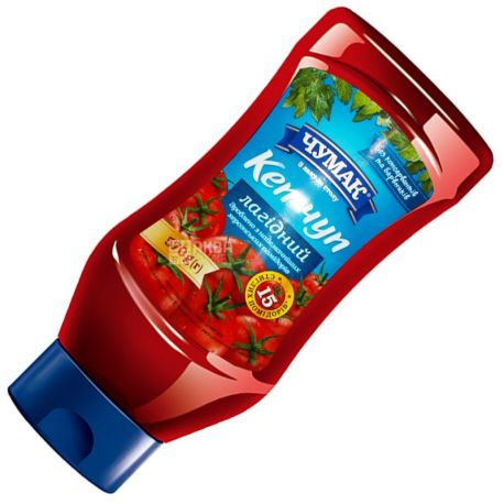 Чумак, 570 г, кетчуп, Нежный, ПЭТ