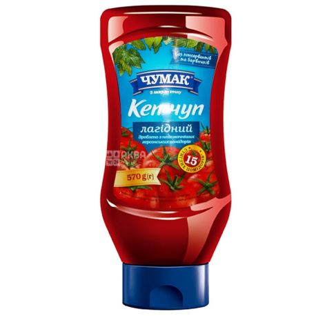 Чумак, 570 г, кетчуп, Нежный, ПЭТ