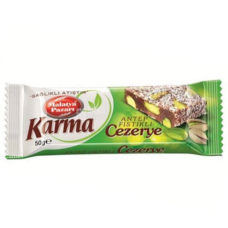 Karma Cezerye, 50 г, батончик, З фісташками