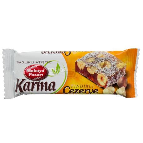 Karma Cezerye, 50 г, батончик, С лесным орехом