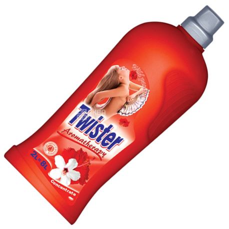 Twister, 2 л, кондиционер-суперконцентрат для белья, Дикая страсть, ПЭТ