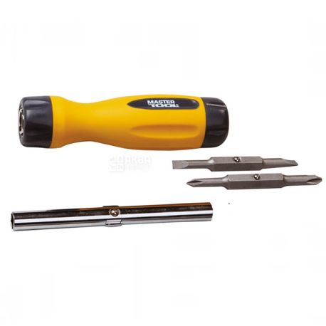MASTER TOOL, отвертка, 4 в 1, 40-0516