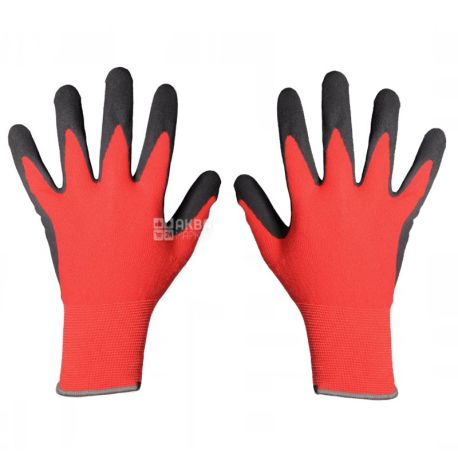 MASTER TOOL, household gloves, With a nitrile coating, 57-59 g
