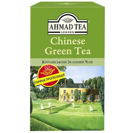 Ahmad Tea Chinese Green, 100 г, Чай зелений Ахмад Ті Чайнес Грін, Китайський