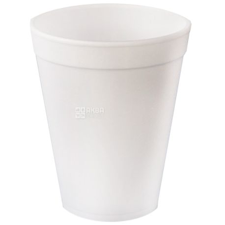 Glass of expanded polystyrene 250 ml, 45 pcs.