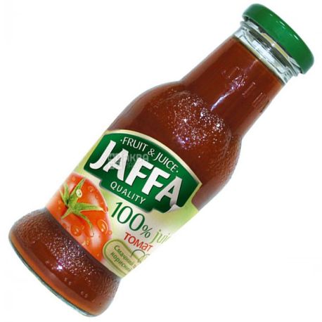 Jaffa, Tomato, 0,25 л, Джаффа, Сок Томатный с солью, стекло