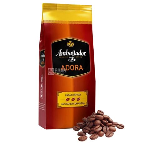 Ambassador Adora, 900 г, Кофе в зернах Амбассадор Адора