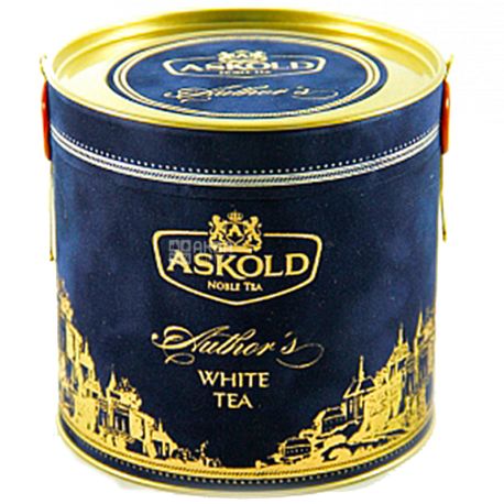 Askold, 80 г, чай белый листовой, Author`s, тубус 