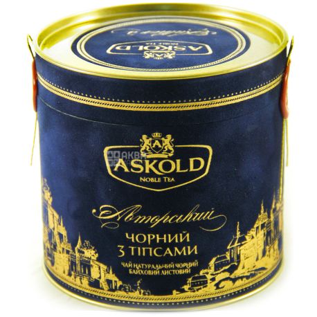 Askold, 80 г, чай черный, С типсами, Author’s, тубус 