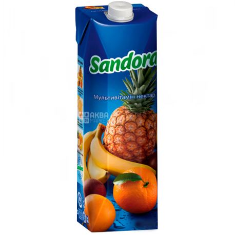 Sandora, Мультивитамин, 0,95 л, Сандора, Нектар натуральный