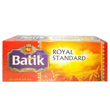 Batik, Royal Standart, 25 пак., Чай Батик, Королевский стандарт, черный