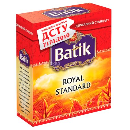 Batik, Royal Standart, 100 пак., Чай Батік, Королівський стандарт, чорний