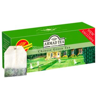 Ahmad Tea Chinese Green, 25 пак, Чай зелений Ахмад Ті Чайнес Грін, Китайський