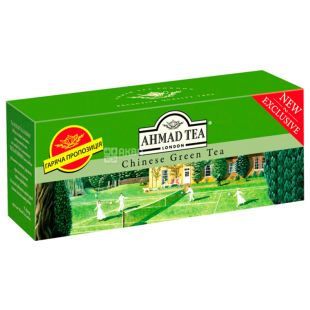 Ahmad Tea Chinese Green, 25 пак, Чай зеленый Ахмад Ти Чайнес Грин, Китайский 