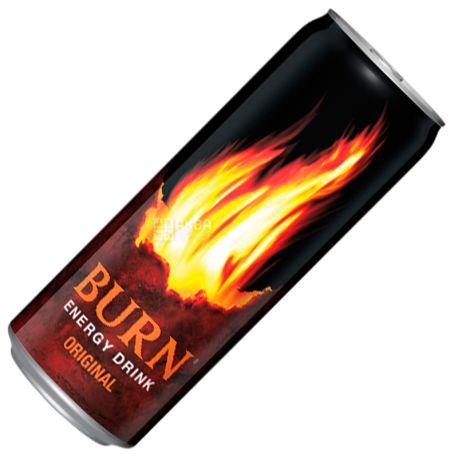 Burn Original, 0,25 л, Напій енергетичний Берн Ориджинал