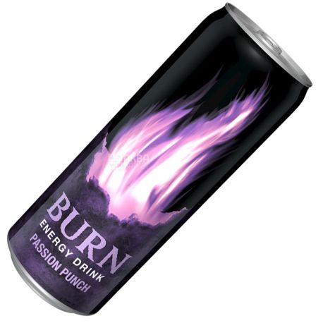 Burn Passion Punch, 0,25 л, Напиток энергетический Бёрн Пэшн Панч