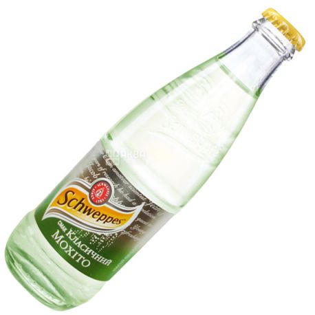 Schweppes, 0.25 L, Sweet water, Classic Mojito, glass