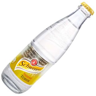 Schweppes Indian Tonic, 0,25 л, Напиток газированный Индиан Тоник с экстрактом трав Швепс, стекло