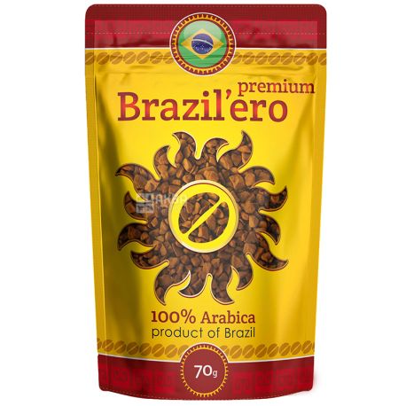Brazil’ero, 70 г, растворимый кофе, Premium