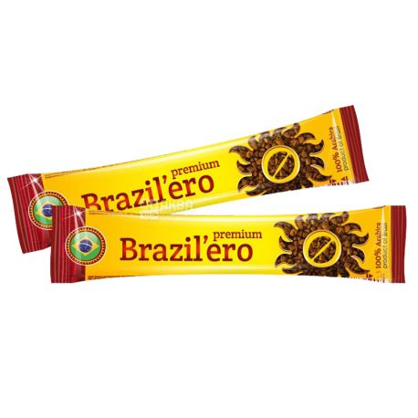 Brazil'ero, 25 шт., розчинна кава, Premium, В стіках