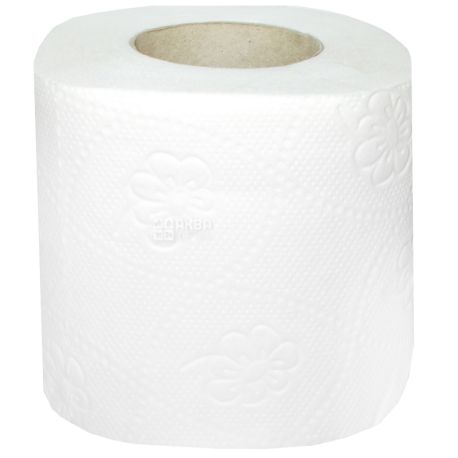 PDA, 8 rolls, Toilet paper, Dual Layer, White