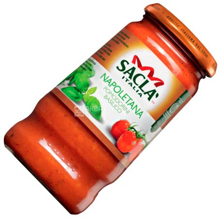 Sacla, 420 g, Sauce, With cherry tomatoes and basil, glass