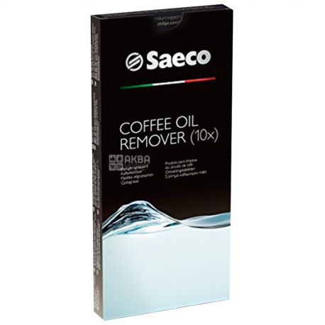 Saeco, 10 шт., Таблетки для очищення від кавових олій, Для кавових машин