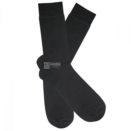 Duna, size 25-27, Men's Socks, Black