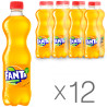 Fanta, Упаковка 12 шт. х 0,5 л, Напій газований соковмісний Апельсин Фанта, ПЕТ