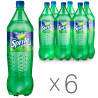 Sprite, Упаковка 6 шт. по 2 л, Спрайт, Вода солодка, зі смаком лайма і лимона, ПЕТ