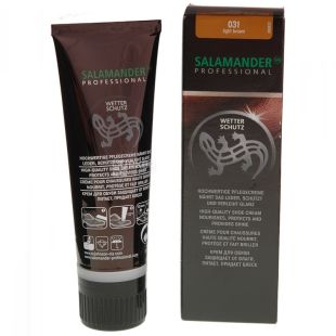 Salamander, 75 мл, Крем для обуви из гладкой кожи, Коричневый, Professional Wetter Shutz, тубус