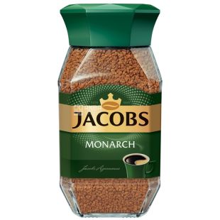Jacobs Monarch, 95 г, Кава Якобс Монарх, розчинна, скло