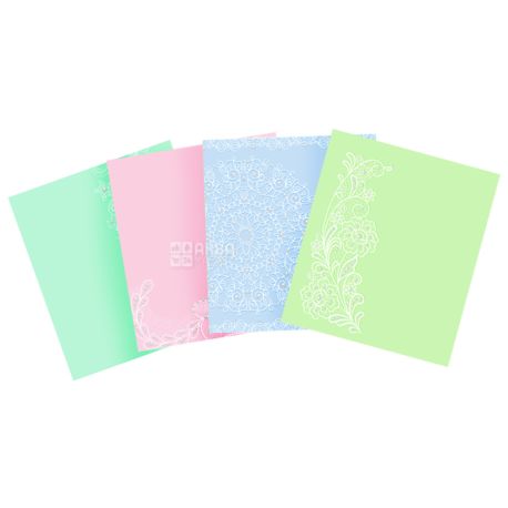 Mizar +, 1 pc., 48 sheets, A5, Notebook, Lace Series, Assorted, Cage