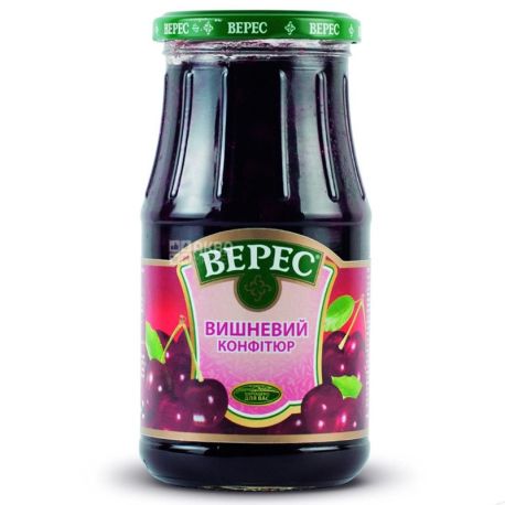 Верес, 370 г, Конфитюр, Вишневый, стекло