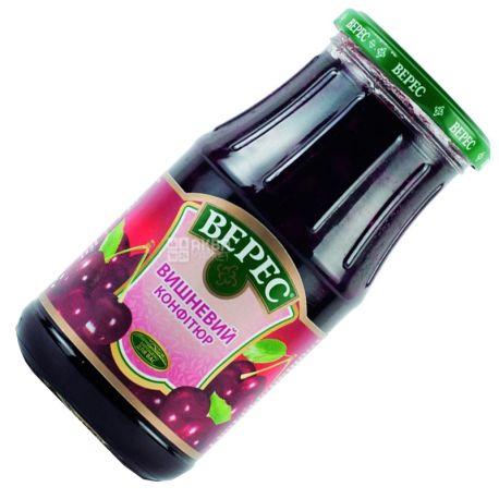 Верес, 370 г, Конфитюр, Вишневый, стекло