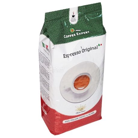 Coffee Expert Espresso Original, 1 кг, Кава Експерт Еспрессо Оріджінал, середнього обсмаження, в зернах
