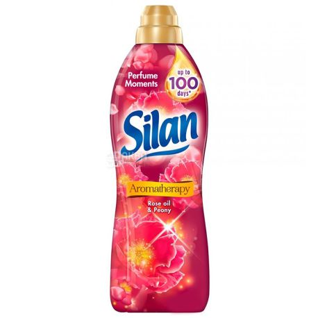 Silan, 0,925 л, Кондиционер-ополаскиватель для белья, Rose oil & Peony, Аromatherapy, ПЭТ