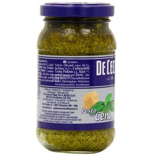 De Cecco, 200 г, Соус, Песто, Pesto Alla Genovese, стекло
