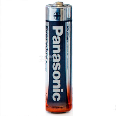Panasonic, 4 pcs., Batteries, AA, Everyday Power, Alkaline