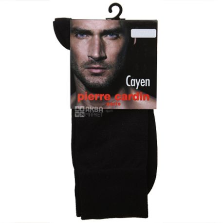 Pierre Cardin Cayen, Носки мужские, черные, размер 41-42