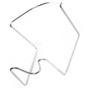 ViO MRA-1S, Підставка похила під 1 бутель з кран-клапаном у комплекті, металева, настільна, срібляста