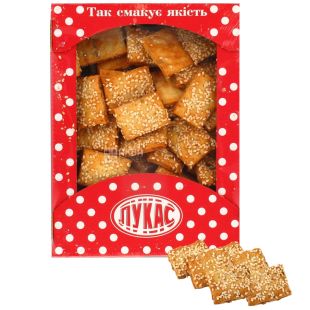 Lukas, 500 г, Лукас, Печенье листовое Грильяжное