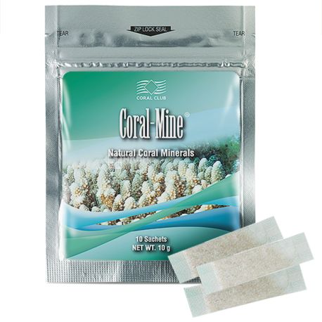Coral-Mine, 10 пакетов по 1 г, Коралловый кальций