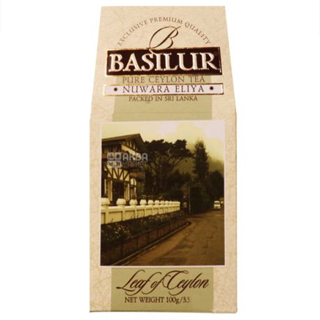 Basilur, Nuwara Eliya, 100 г, Чай Базилур, Нувара Элия, черный