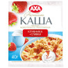 АХА, 40 г, Каша овсяная, с клубникой и сливками, моментального приготовления